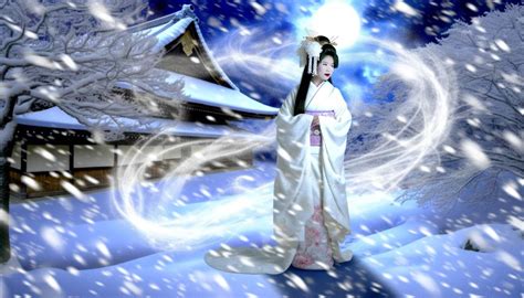  Yuki-onna! A Chilling Tale of Winter Spirits and Lost Travelers